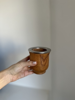 Mate de algarrobo personalizado