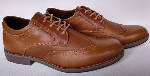 ZAPATO SPORT EN CUERO MIEL