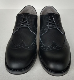 ZAPATO SPORT EN CUERO NEGRO en internet