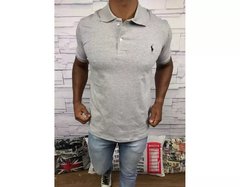 Polo Ralph Lauren Cinza com cavalo preto - PRLCP55