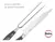 Set de Cuchillo de 8" con tenedor tipo Trincha mango madera HUDSON BBQ01 en internet