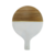 TABLA REDONDA CON MANGO MARMOL BLANCO Y ACACIA (36X25.5 CM) AXEN