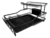 Escurridor 2 niveles negro y aluminio 1525 CAROL
