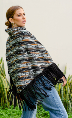 PONCHO ADELAIDA (MR6612) - Color Uva