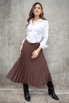 FALDA PLISADA AUDREY (GU6048) - Color Uva