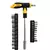 Conjunto de ferramentas Dtools com chave tipo T e diversos soquetes e ponteiras para reparos.