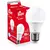 Lâmpada LED Kian de 15w com embalagem, mostrando características como tensão e fluxo luminoso.