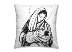 Nossa Senhora e o Menino Jesus | Almofada
