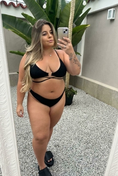 BIQUÍNI JOATINGA HOT PANT - Preto - KALI beachwear