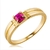 Anel ouro 18k e ouro 10k - modelo 2151 18k - 2151/10k