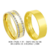 C762R/7-0R: Alianças de ouro 18k/750, com brilhante(s) ou 10k/416 com zirconia(s), para noivado e casamento