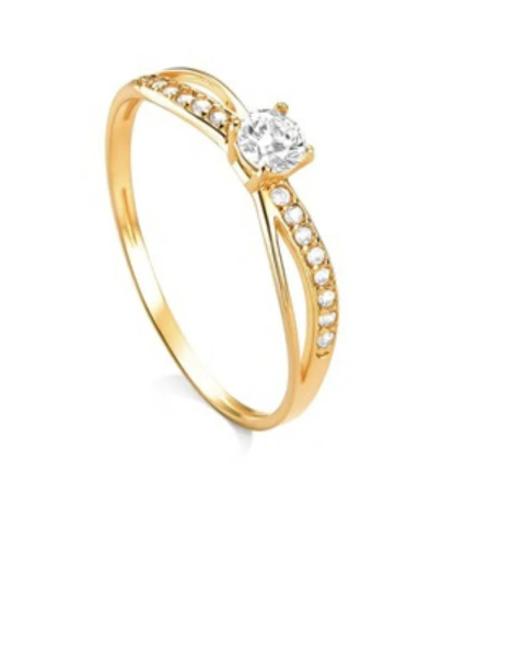 Anel ouro 18k ou ouro 10k modelo An 25/Kan 25