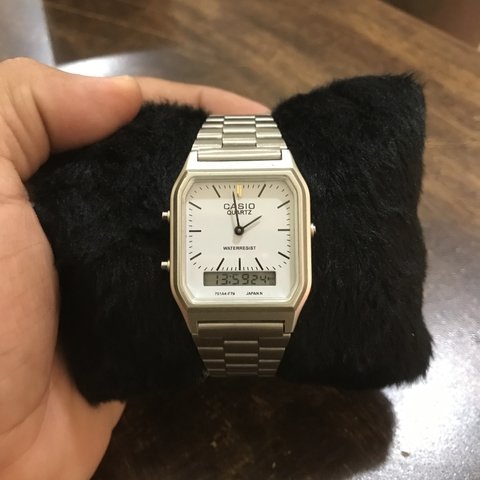 Relógio Casio AnaDigi Prata