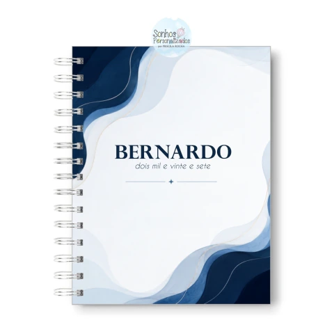 Agenda Masculina 2027 Personalizada | Agenda para Organizar a Rotina