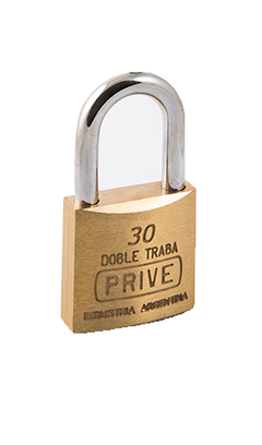 candado doble traba 30 mm prive