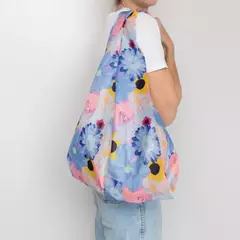 Bolsa súper flores lila