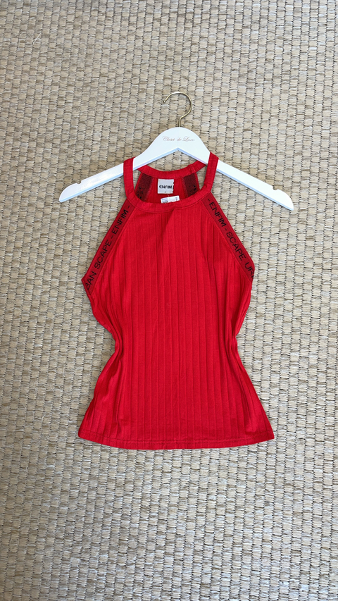 Blusa enfim malha vermelha