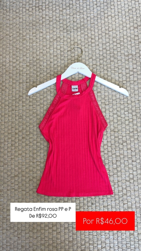 Blusa enfim malha rosa