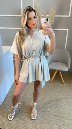 Macaquinho Closet Cotton Cru M - comprar online