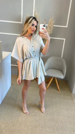 Macaquinho Closet Cotton Cru M na internet