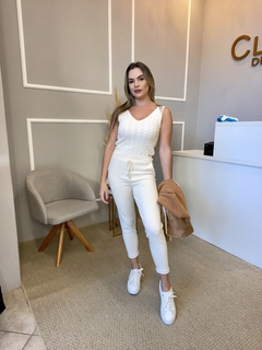 Calça Anselmi creme PP