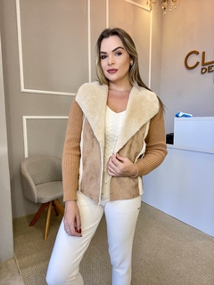 Casaco Anselmi camel P - comprar online