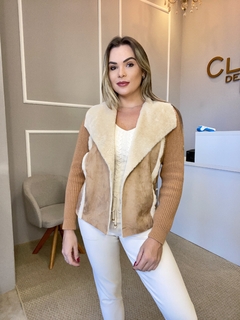 Casaco Anselmi camel P na internet