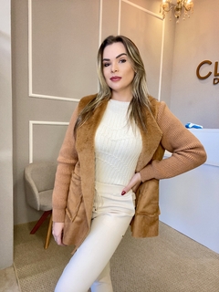 Casaco Anselmi caramelo G - Closet de Luxo