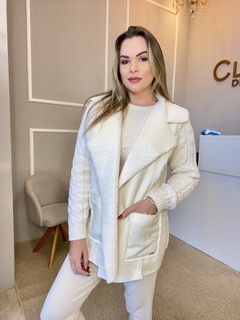 Casaco Anselmi off white G - comprar online