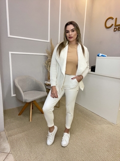 Casaco Anselmi off white pontas P - Closet de Luxo