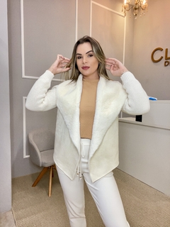 Casaco Anselmi off white pontas P - Closet de Luxo