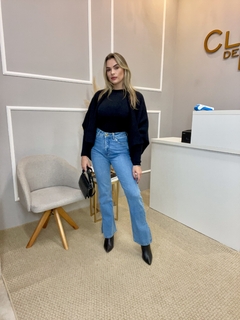 Calça jeans reta c/ elastano 36 - loja online
