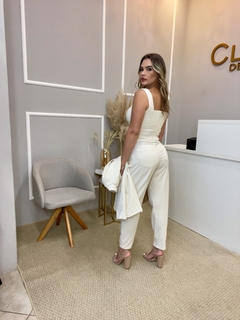 Blusa Gatabakaba corset linho P - comprar online
