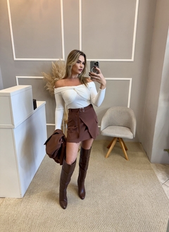 Blusa malha det nó off - Closet de Luxo