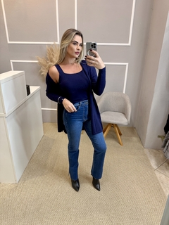 Casaqueto em modal azul marinho U na internet