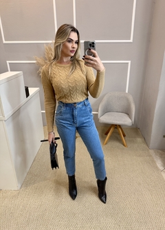 Imagem do Blusa mousse caramelo P