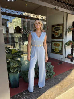 Macacão malha power azul 42 - loja online