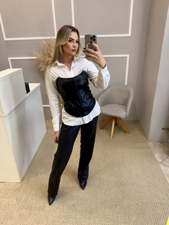 Camisa tricoline branca na internet