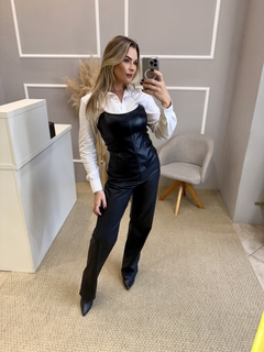 Corselet Gatabakaba resinado preto M - Closet de Luxo