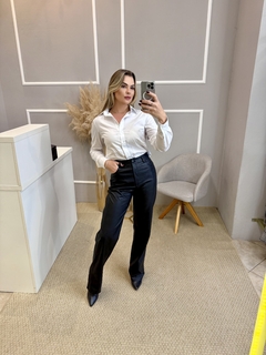 Camisa tricoline branca - loja online