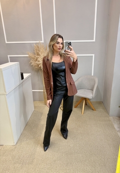 Blazer Gatabakana marrom - loja online