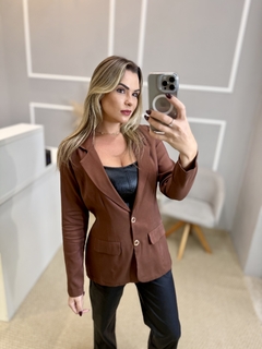 Blazer Gatabakana marrom