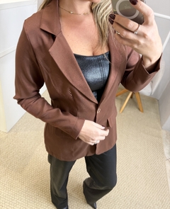 Blazer Gatabakana marrom - comprar online