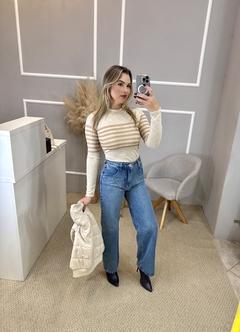 Blusa Gatabakana basic listras - loja online