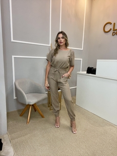 Conjunto alfaiataria caqui