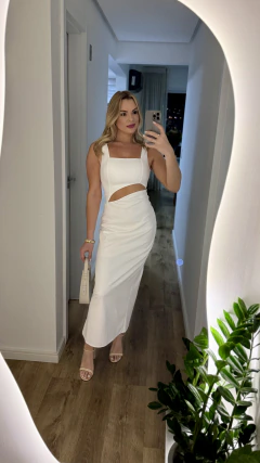 Vestido Gatabakana off white P - Closet de Luxo
