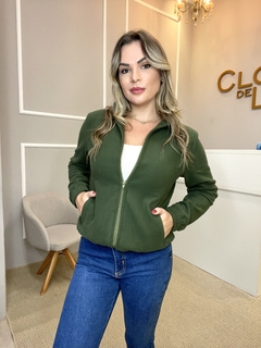 Jaqueta fleece soft militar G - loja online