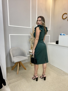 Vestido malha power verde 40 na internet