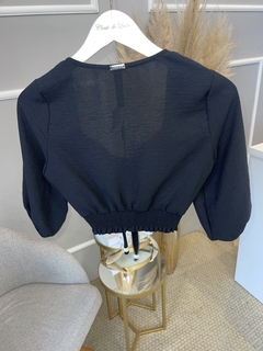 Cropped Gatabakana det cordas preto PP - comprar online