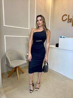 Vestido Gatabakana justo preto P - Closet de Luxo